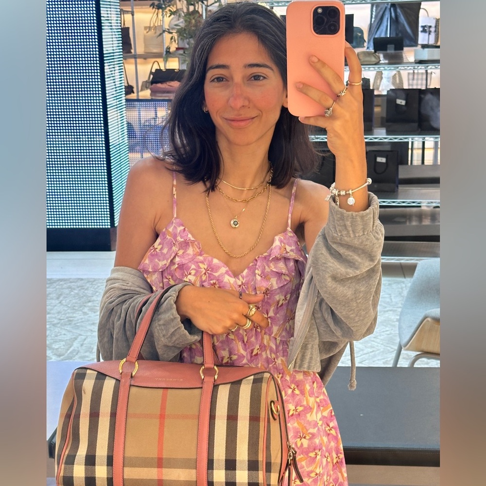 Pink YSL purse
